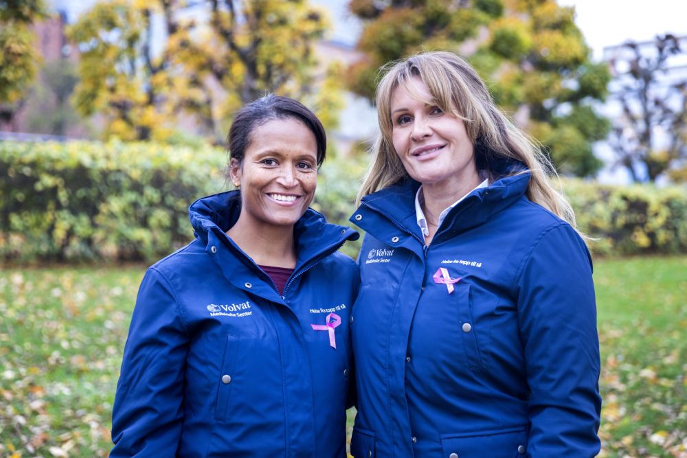 Volvat bryst- og endokrinkirurgene Mariam Löfwander og Joanna Gundersen - foto: Gorm Kallestad NTB