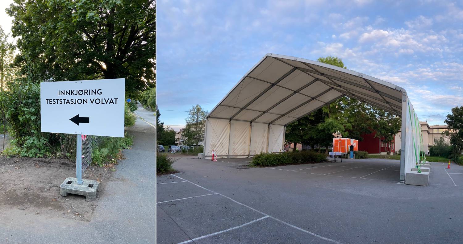 Koronatest ved mistanke om smitte